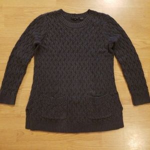 Jeanne Pierre Dark Gray Sweater Tunic